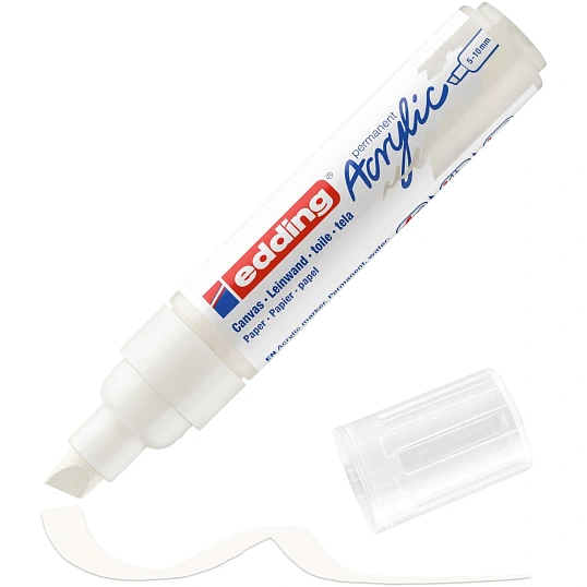 Набор акриловых маркеров Edding 5000 NEON. 5 шт. Карт. коробка