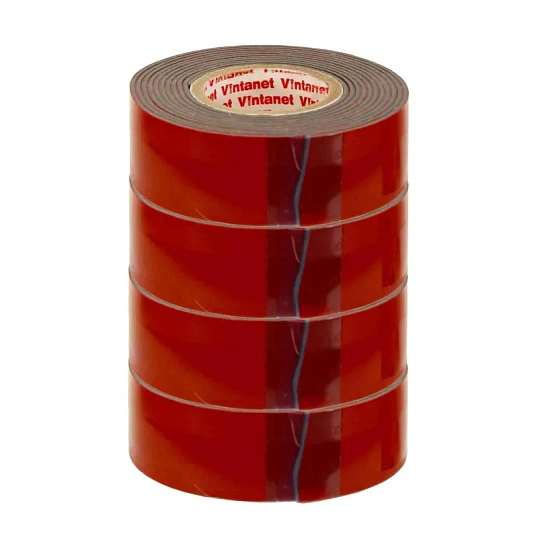 Клейкая лента монтажная сверхсил.двустор.1146 Vintanet,черная,19 мм х 1,5 м