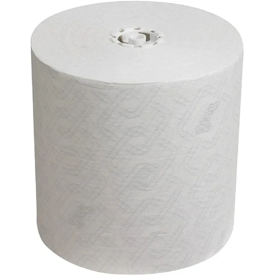 Полотенца бумажные д/дисп KK Scott Max в рулонах, 1сл, белые, 6х350м, 6691