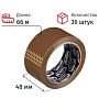 Клейкая лента упаковочная UNIBOB 700 48мм х 66м 47мкм, коричневая, 36шт/уп