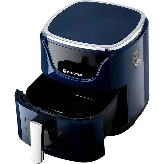 Аэрогриль BRAYER 2036BR,1500 Вт,5л, t.200С,съем.реш,таймер,LCD-дисп,7 прогр
