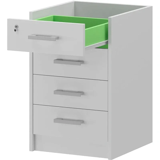 Тумба PT Арго АТ2-05 Каркас тумбы приставной белый