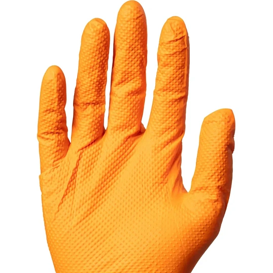 Перчатки одноразовые нитрил GOGRIP ORANGE цв.оранжевый (25пар/уп)р.XXL,ПС