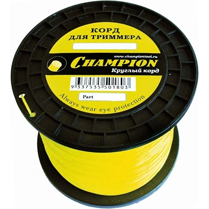 Леска для триммера Round 2,0 мм 130 м круг CHAMPION C5014