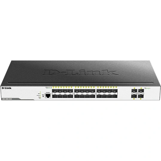 Коммутатор D-Link L2 Switch 24x1000Base-X SFP, DGS-3000-28XS/B1A