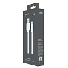 Кабель PERO, DC-03, Type-C, 3А, 2м, Fast charge, белый