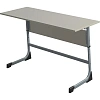 Парта MET_Стол ученический Комус Мебель Школа 2.0,2-мест.5-7 р.г.сер/серый
