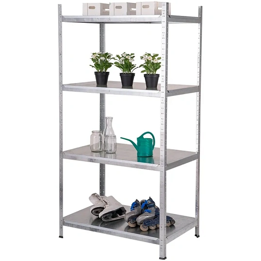 Стеллаж металлический FL_HIT 4 полки (912х500х1824) оцинкованный