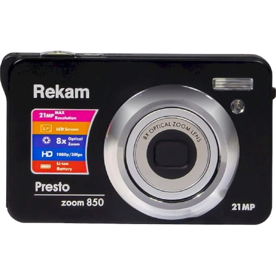 Фотоаппарат Rekam Presto Zoom 850 black