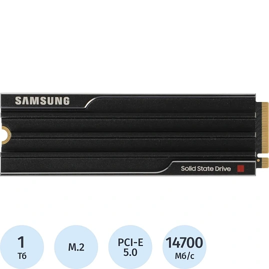 SSD накопитель SAMSUNG 9100 PRO 1Tb, PCI-E Gen5.0 x4 (MZ-VAP1T0CW)