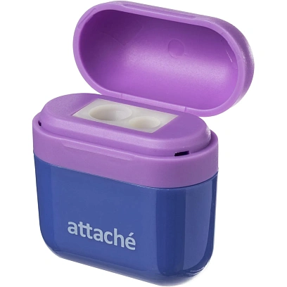 Точилка ручная Attache, 2 отв., с конт