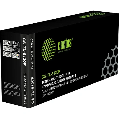 Тонер-картридж Cactus 0CS-TL-5120P TL-5120P чер.для Pantum BP5100D/BP5100DW