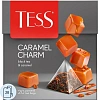 Чай Tess Caramel charm черный с добавками, 1,8гх20пир 0883-12