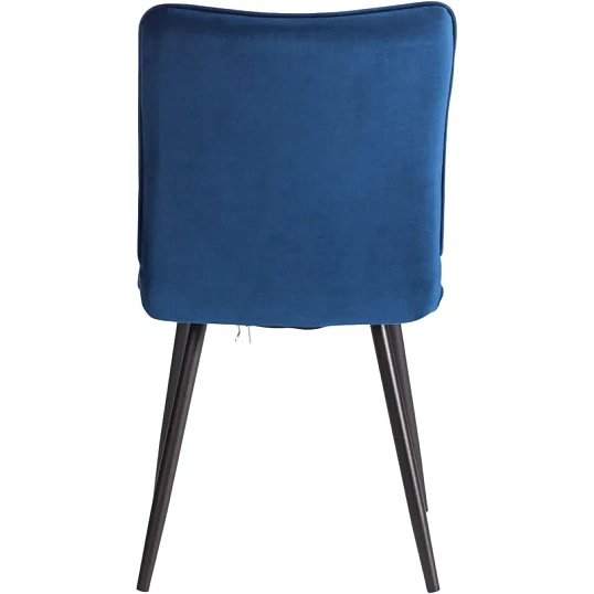 Стул Комус Мебель Flame велюр, 41х55х89, Blue (синий)