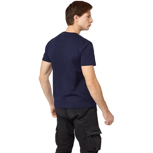 Футболка (160 г.) с кор.рукавом синяя 5XL(ЗД594075)