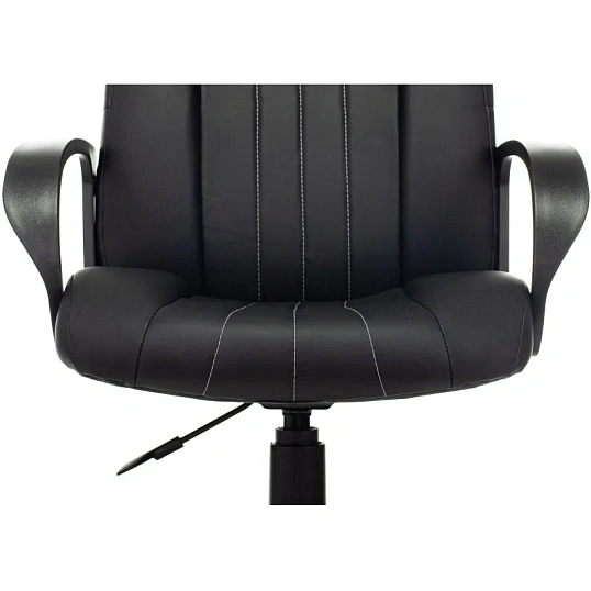 Кресло VB_Echair-658 PU кожзам черный пластик