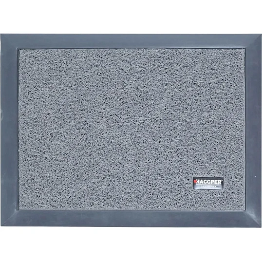 Коврик HACCPER Dezmatta с основой 47х60см серый de