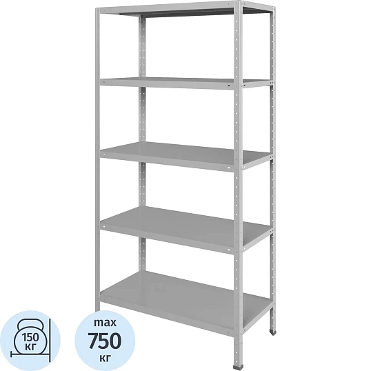 Стеллаж металлический MS Str 200/100х50/5