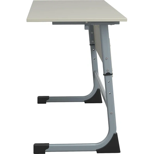 Парта MET_Стол ученический Комус Мебель Школа 2.0,2-мест.5-7 р.г.сер/серый