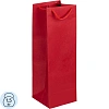 Пакет подарочный бумажный под бутылку Vindemia, красный,75556.50