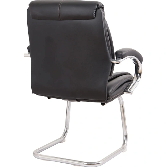Конференц-кресло BN_SH_EChair-516V PU кожзам черный, хром