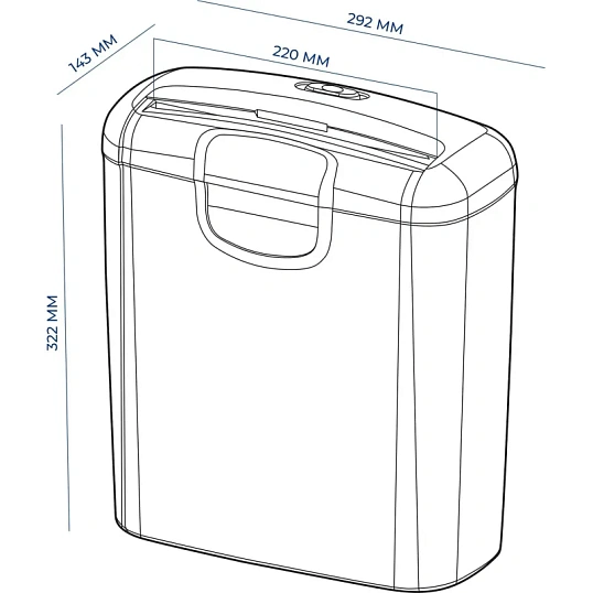 Шредер (уничтожитель) Гелеос УД10-2, 2ур.секр., 8лист, 10л