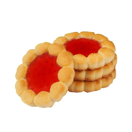 Печенье сдобное Деловой Стандарт Cookies with cherry marmalade, 425г