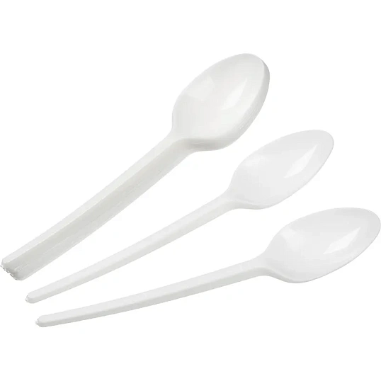 Ложка одноразовая столовая  165мм, белая, Выбор есть ПС 100шт/уп