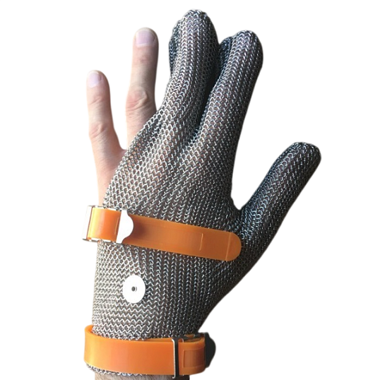 Перчатка кольчужная Certaflex Prima 3-палая с ремешком TPU р.XL,ЧЕРКИЗОВО