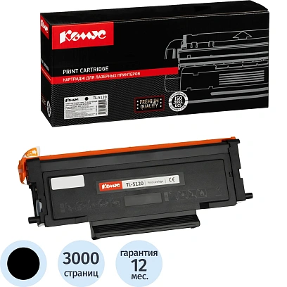 Тонер-картридж Комус TL-5120 чер.для Pantum BP5100D/BP5100DW