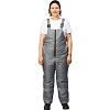 Полукомбинезон рабочий зимний женский з46-ПК серый (р.52-54) 158-164