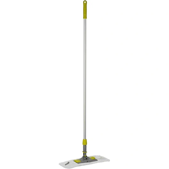 Держатель МОПа универс/зажимы, пластик LuscanProf  40х11см, серый/желтый