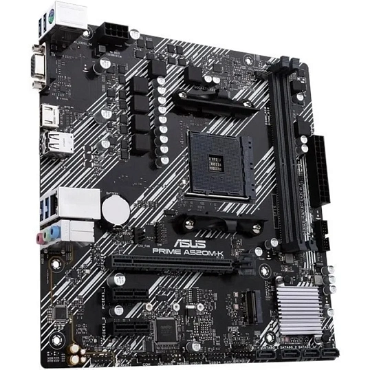 Материнская плата Asus PRIME A520M-K Soc-AM4 AMD 2xDDR4 mATX