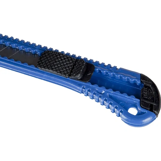 Нож канцелярский 18 мм Attache Economy  с фиксатором, полибег, цв.вассорт.