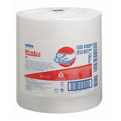 Материал протирочный нетканый WYPALLxX80WHLROLL1P 1X475 31,5х31см бел.8377