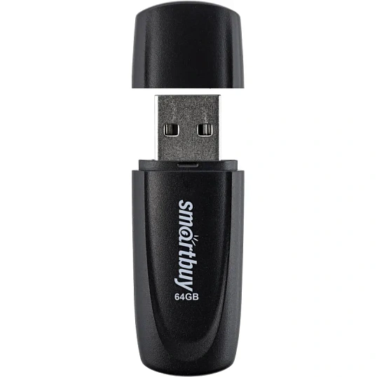 Флеш-память SmartBuy UFD 2.0 064GB Scout Black (SB064GB2SCK)