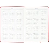 Ежедневник недатированный ATTACHE Soft touch А5, 140х200мм, 136л, красный