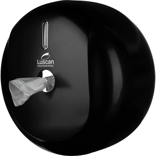 Диспенсер для туалетной бумаги рул Luscan Prof Etalon с ЦВ черный 151066