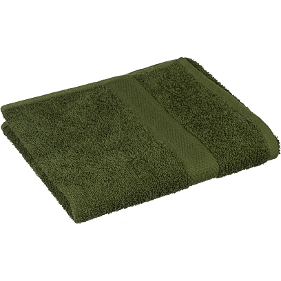 Набор полотенец махровых бордюр 440 г/м2, 50х90 оливковый, 10шт