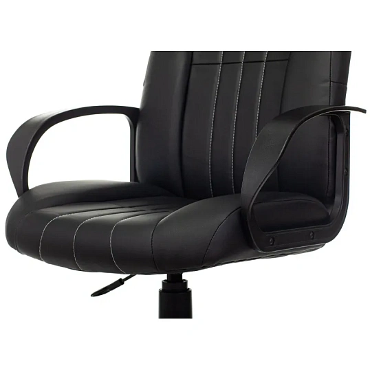 Кресло VB_Echair-658 PU кожзам черный пластик
