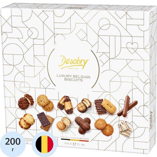 Печенье Desobry ассорти (Бельгия), 200г