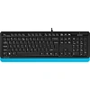 Клавиатура A4Tech Fstyler FK10 черный/синий USB