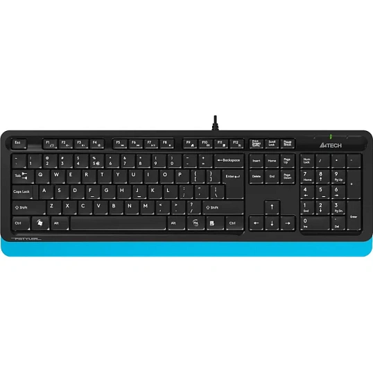 Клавиатура A4Tech Fstyler FK10 черный/синий USB