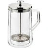 Френч-пресс 1000мл Кирай боросил.стекло, пластик ручка (BX608)