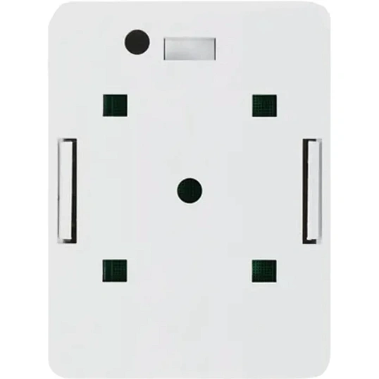 Розетка настенная TWT TWT-SM1-45-WH 1 порт RJ-45 кат. 5е, UTP, белая