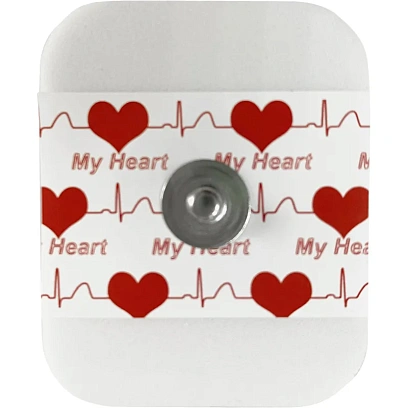 Электроды ЭКГ однораз My Heart, тверд на вспен осн,37х45мм(50 шт/упак)Китай