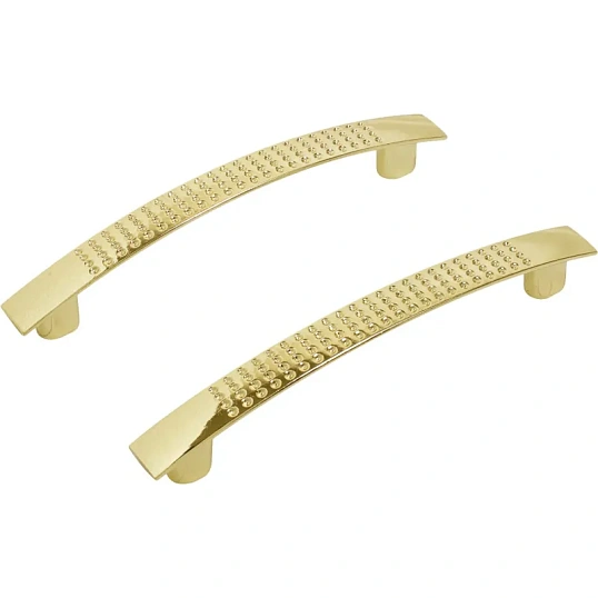 Ручка УЗК_скоба меб. StahlBuro A345-96 (16629) компл-2шт PB золото