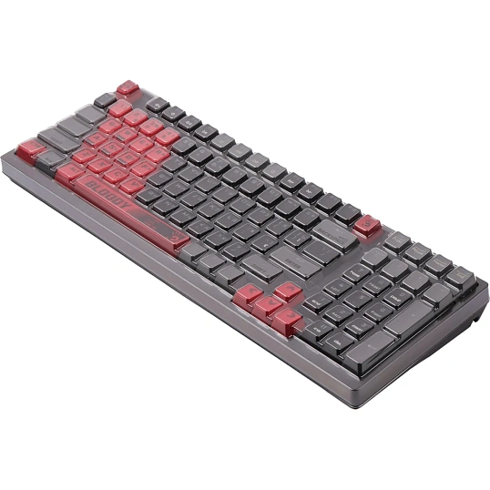 Клавиатура A4Tech Bloody(S98 SPORTS RED BLMS RED PLUS)мех.кр/чер USBgam.LED