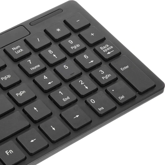 Набор клавиатура+мышь ProMega jet WKMC001 USB WLS RT/2+1ААА/1000dpi/3кн/чер