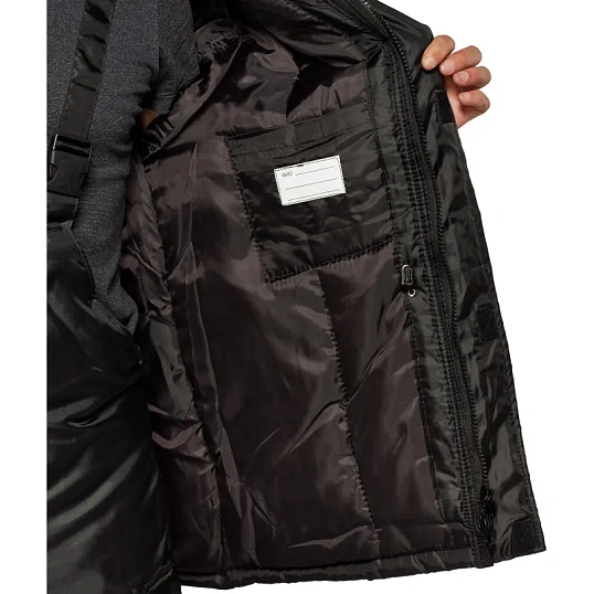 Костюм зимний Охранника с п/к черный (р.60-62) 182-188